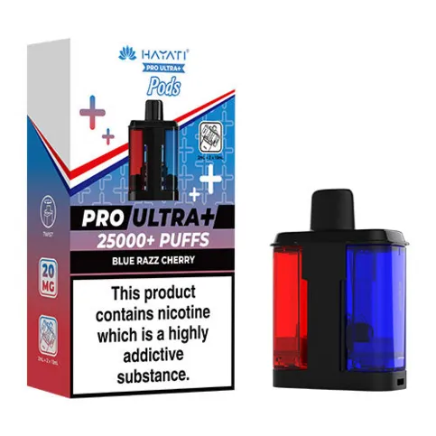 Hayati Pro Ultra 25K Refill Pod Blue Razz Cherry 20mg