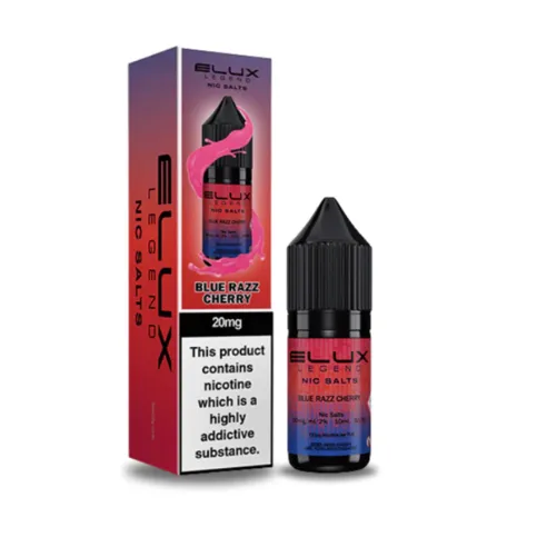 Blue Razz Cherry Nic Salt E-Liquid by Elux Legend