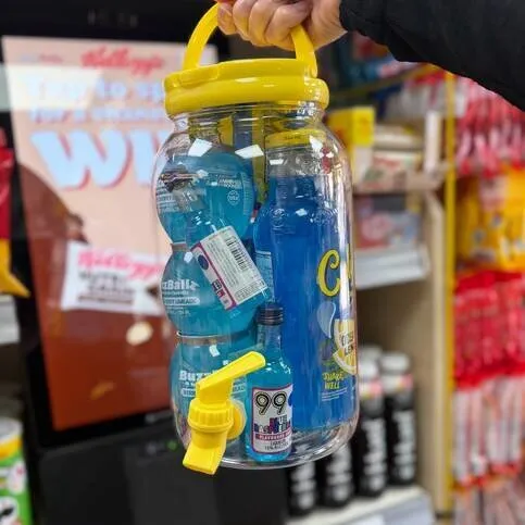 Blue Razz Edition Chug Jug + Free Ice Bag