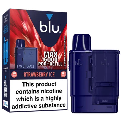 Blu Max Pod +Refill - Strawberry Ice