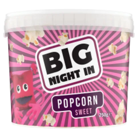 BNI SWEET POPCORN TUB 250G