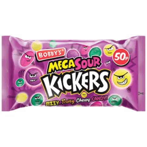 Bobby's Mega Sour Kickers 45g