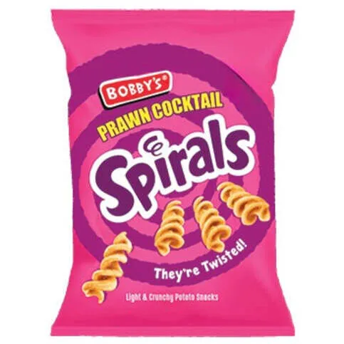 Bobbys Spirals Prawn Cocktail 37g