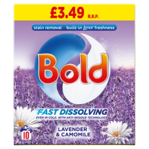 Bold Washing Powder 600g, 10 Washes, Lavender & Camomile