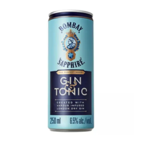 Bombay Sapphire Gin & Tonic 250ml