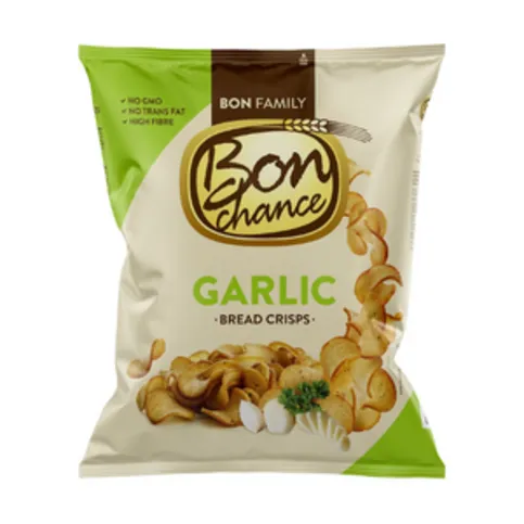 Bon Chance Garlic Bread Crisps 120g
