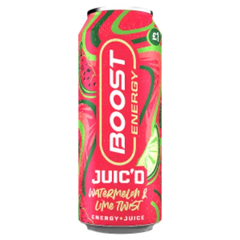 Boost Energy Juic'd Watermelon & Lime Twist 500ml