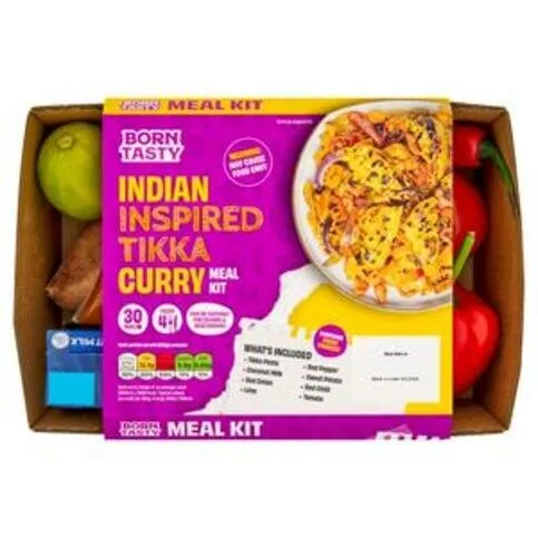BORN TASTY INDIAN INSPIRED TIKKA CURRY MEAL K