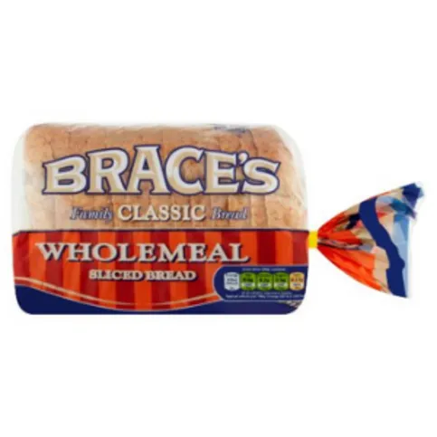 Braces Classic Wholemeal Sliced Bread 400g