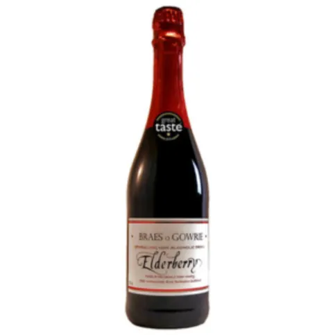 Braes o' Gowrie Non Alcoholic Sparkling Elderberry Drink 75cl