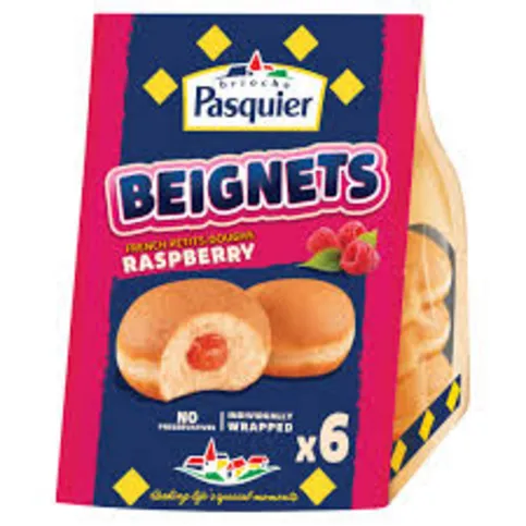 Brioche Pasquier Raspberry Beignets 6PK