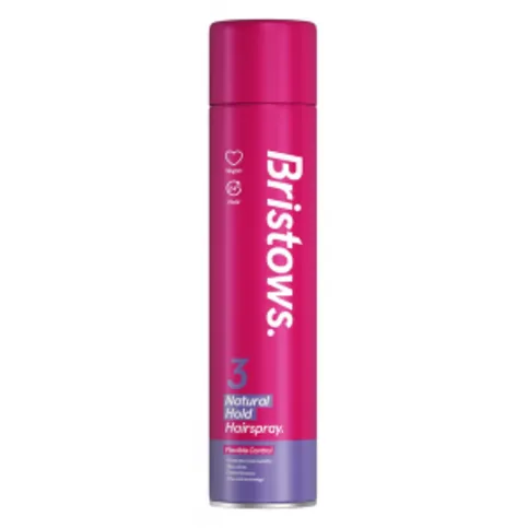 Bristows Natural Hold Hair Spray 400ml
