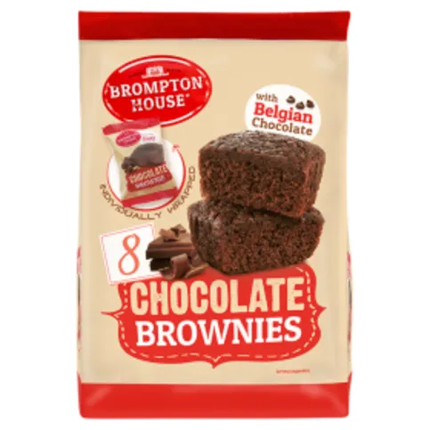 Brompton House Chocolate Brownies 6 x 25g (200g)