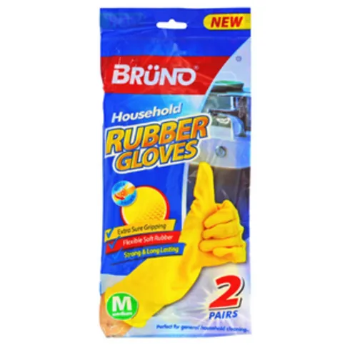 Bruno Rubber Gloves 2 Pairs