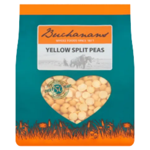 BUCHANANS YELLOW SPLIT PEAS 250G