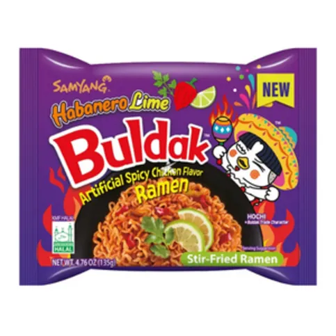 Samyang Buldak Habanero Lime Hot Chicken Ramen 135g