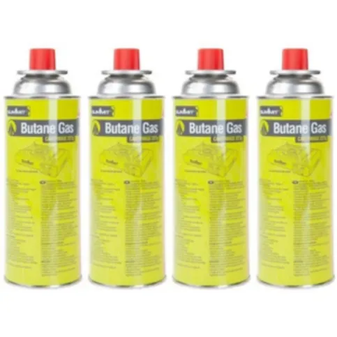 Butane Gas Canister Cartridge Refill 227g Pack of 4