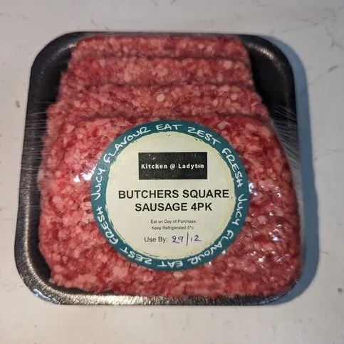 Buthchers Square Sausage