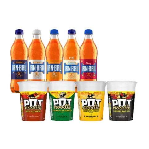 Buy Any Irn Bru & Pot Noodle for £1.50