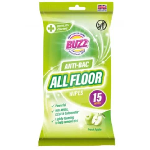 Buzz Anti Bac All Floor Apple 15 Pack