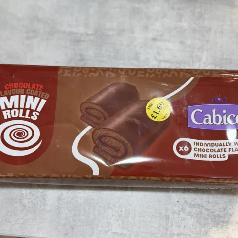 Cabico Chocolate Mini Rolls