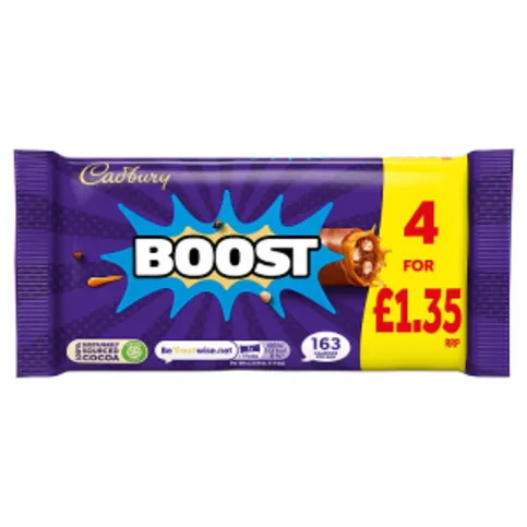 Cadbury Boost 4 x 31.5g (126g) [MULITPACK ]