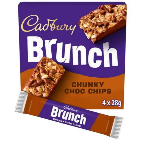 Cadbury Brunch Chocolate Chip Cereal Bars 4pk 112g