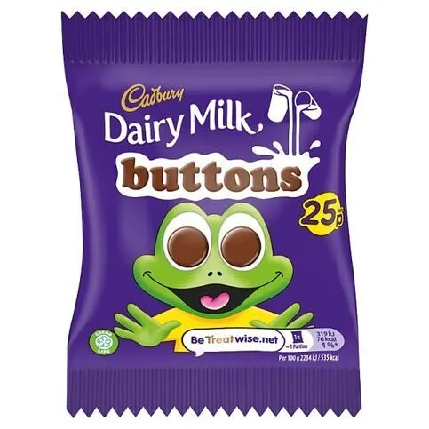 Cadbury Dairy Milk Buttons Chocolate Bag 14g