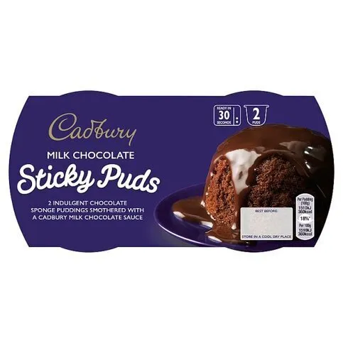 CADBURY CHOCOLATE SPONGE PUDDING 108G