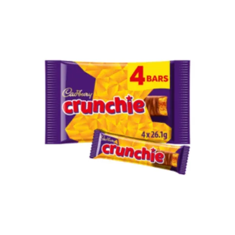 Cadbury Crunchie Chocolate Bar 4-Pack 104.4g
