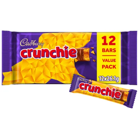 Cadbury Crunchie 12 Chocolate Bars 313.2g (409209)