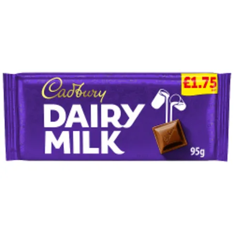 CADBURY DAIRY MILK BLOCK PM£1.75 95G