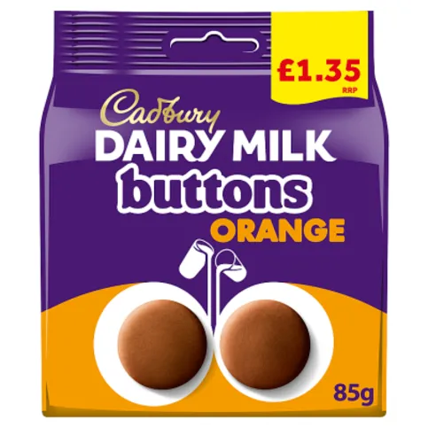 Cadbury Dairy Milk Buttons Orange 85g