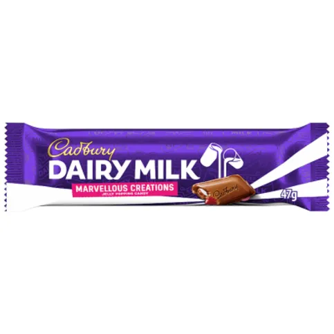 Cadbury Dairy Milk Marvellous Creations Jelly Popping Candy Shells 47g