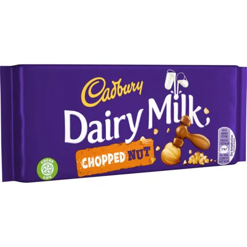 Cadbury Dairy Milk Chocolate & Chopped Nut 95g