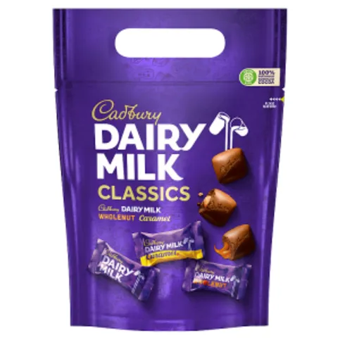 Cadbury Dairy Milk Classics Mixed Chocolate Chunks Pouch 350g