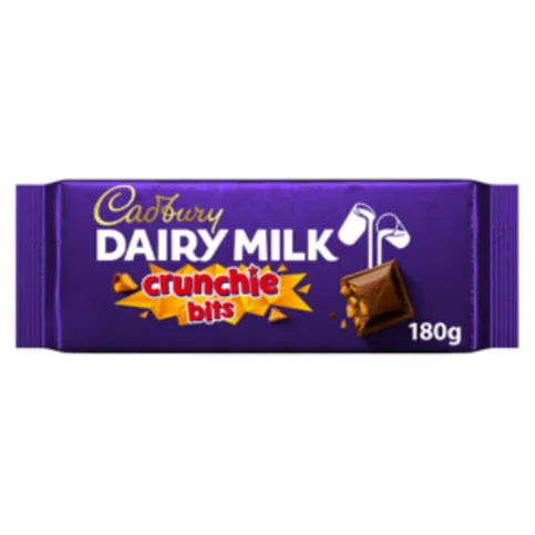 Cadbury Crunchie Chocolate Bar 180g