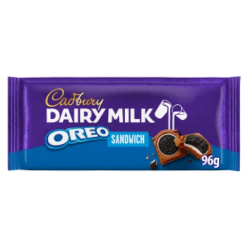 Cadbury Dairy Milk Oreo Sandwich Block 96g