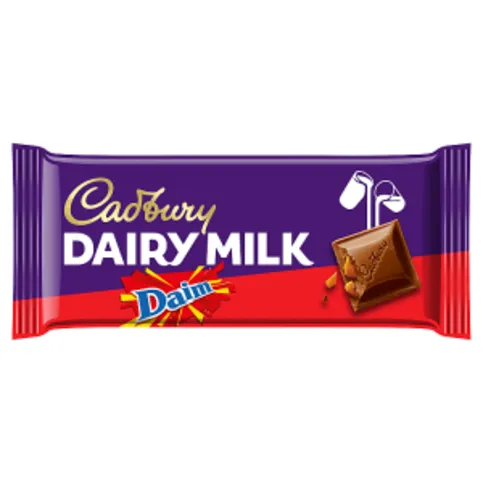 Cadbury Dairy Milk with Daim Chocolate Bar 120g