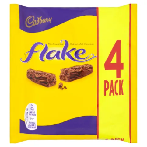 Cadbury Flake Chocolate Bar Multipack 4 x 20g