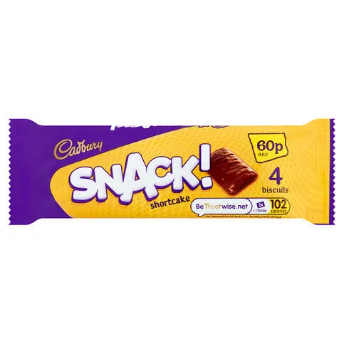 Cadbury Snack Shortcake Chocolate Biscuit 40g