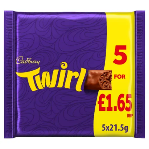 Cadbury Twirl 5 x 21.5g