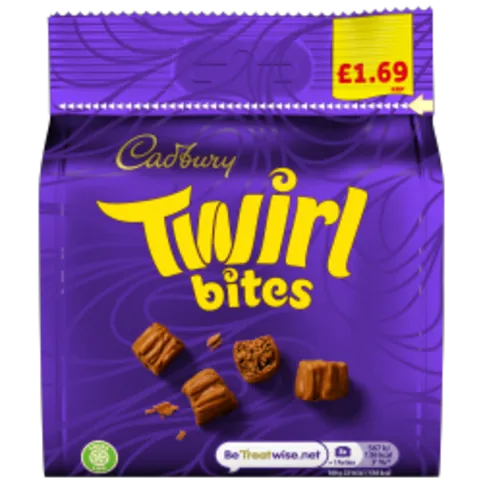 CADBURY TWIRL BITES PM£1.69 85G