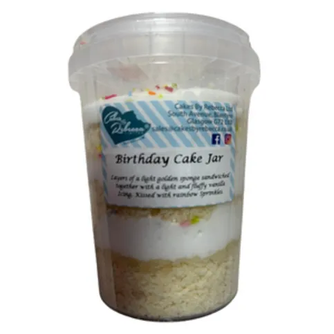Cakes By Rebecca Birthday Cake Jar