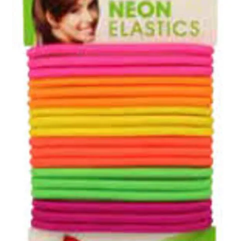 Capitol 18 Pack Natural Mixed Hair Elastics