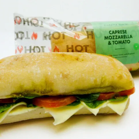 Caprese, Mozzarella, Tomato & Pesto Ciabatta