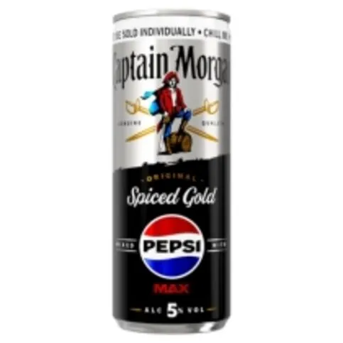 Captain Morgan Spiced Gold Pepsi Max 250ml