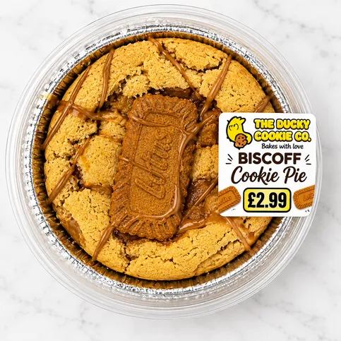CARAMELISED BISCUIT COOKIE PIE (DUCKY)