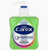 CAREX H/WASH ALOE 250ML