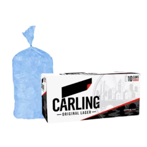 Carling Original Lager 10x440ml + Free 2kg Ice Bag